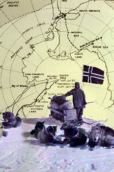 Roald Amundsen am Südpol
