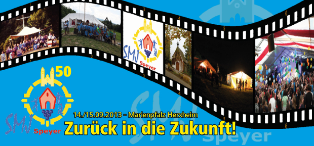 Filmstreifen auf Einladungsflyer